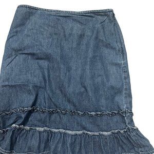 Ann Taylor Loft Denim skirt sz 10